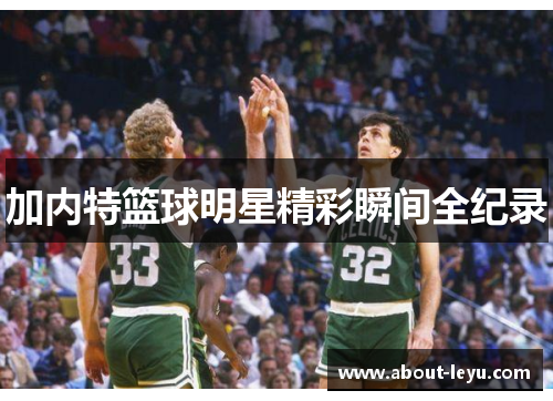 加内特篮球明星精彩瞬间全纪录